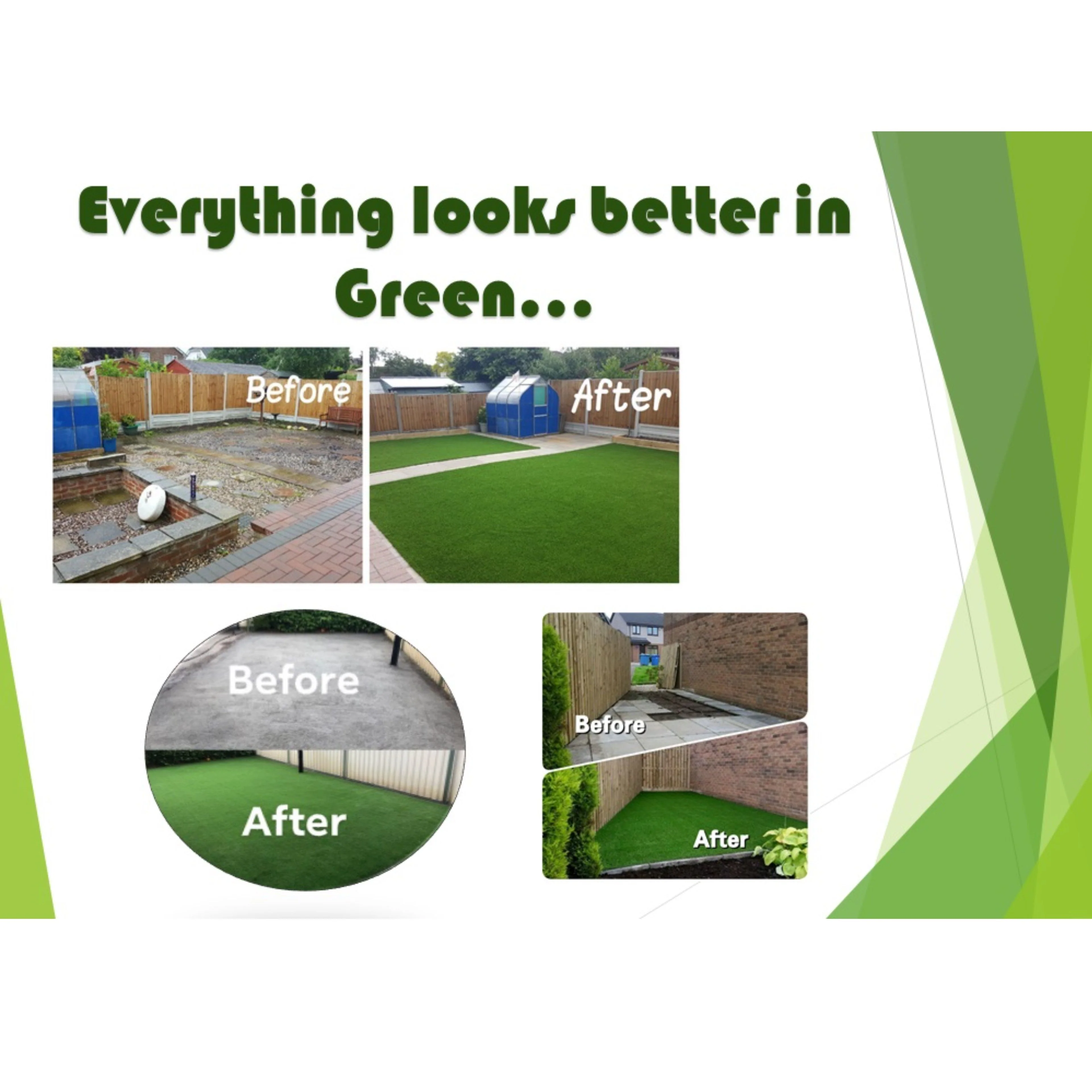 27m2 double garage package, Artificial Grass topped rubber floor tiles 2nd edition (Active) - Image 5