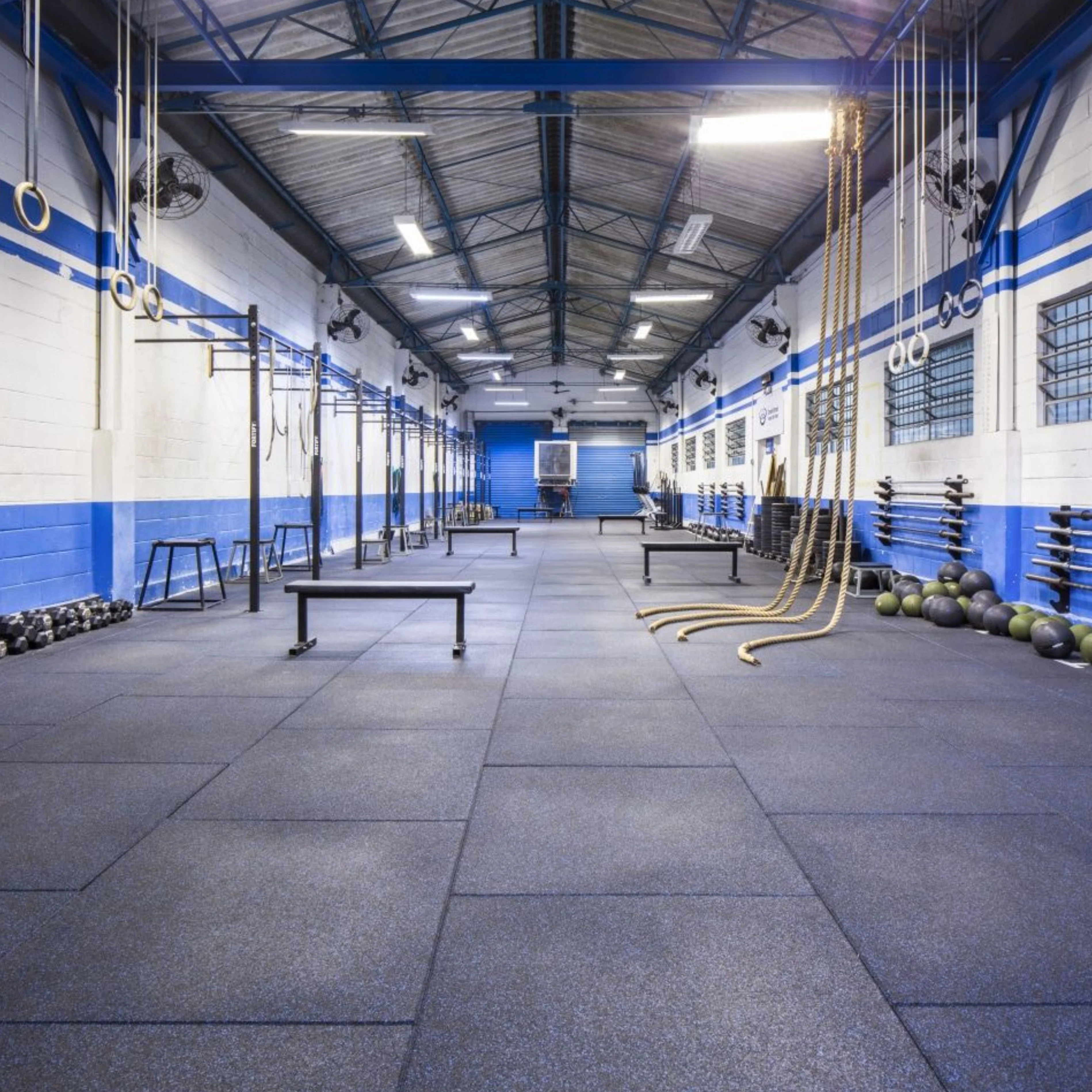 Flatline PRO Garage Gym Flooring Set – 55m² (55× 1m×1m×20mm Tiles) - Image 2