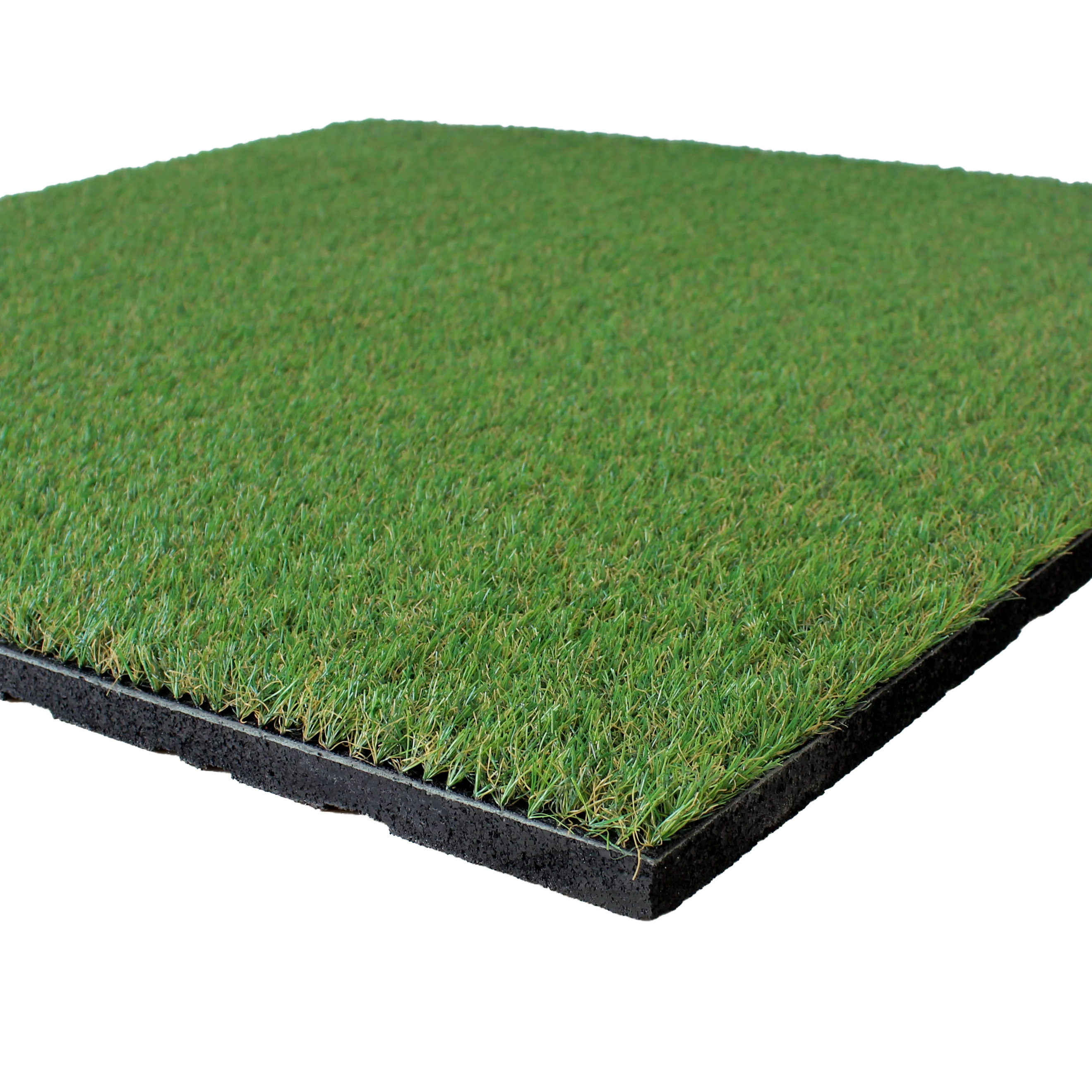 Artificial Grass topped rubber garden floor tiles 2nd edition (Deco) 15mm sbr+ 35mm artificial turf - Image 3