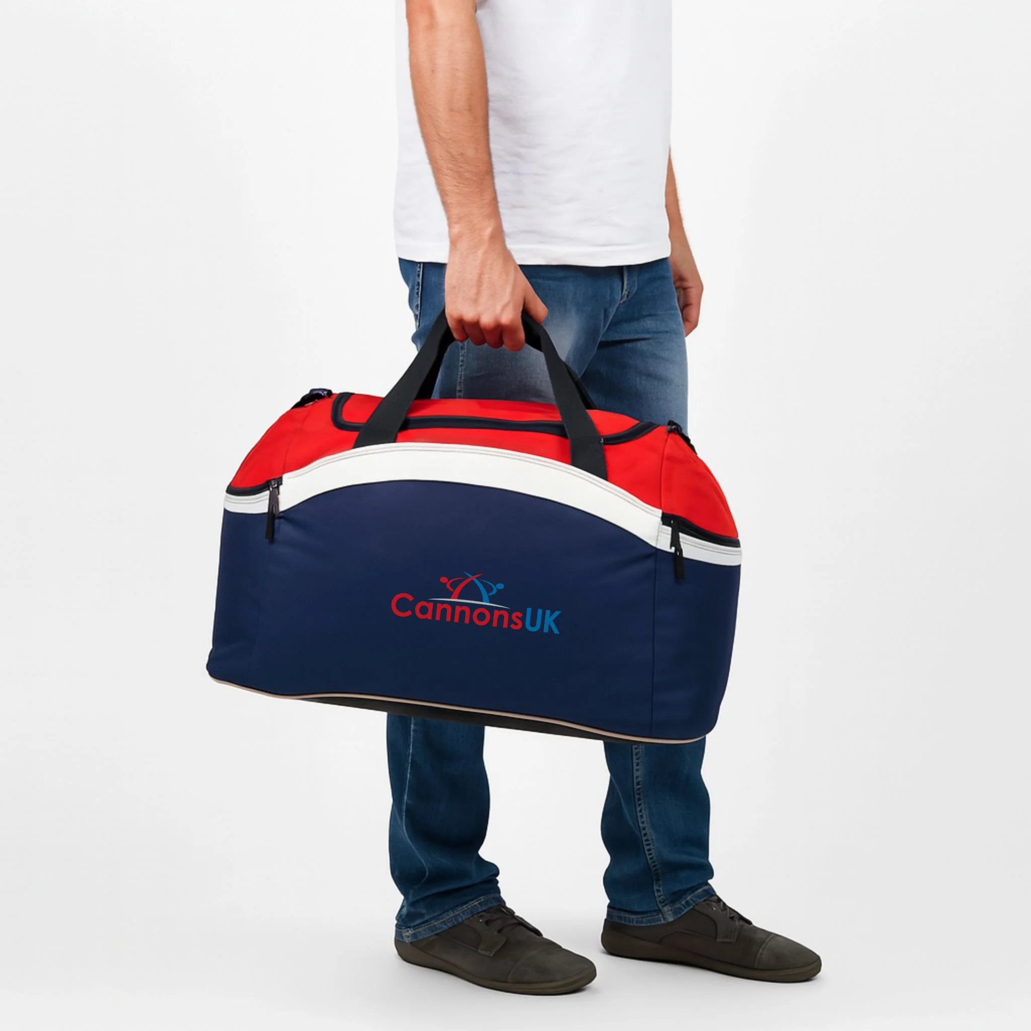 Cannons UK Training Backpack or Holdall – Durable Kit Bag with Side Pockets - Image 3