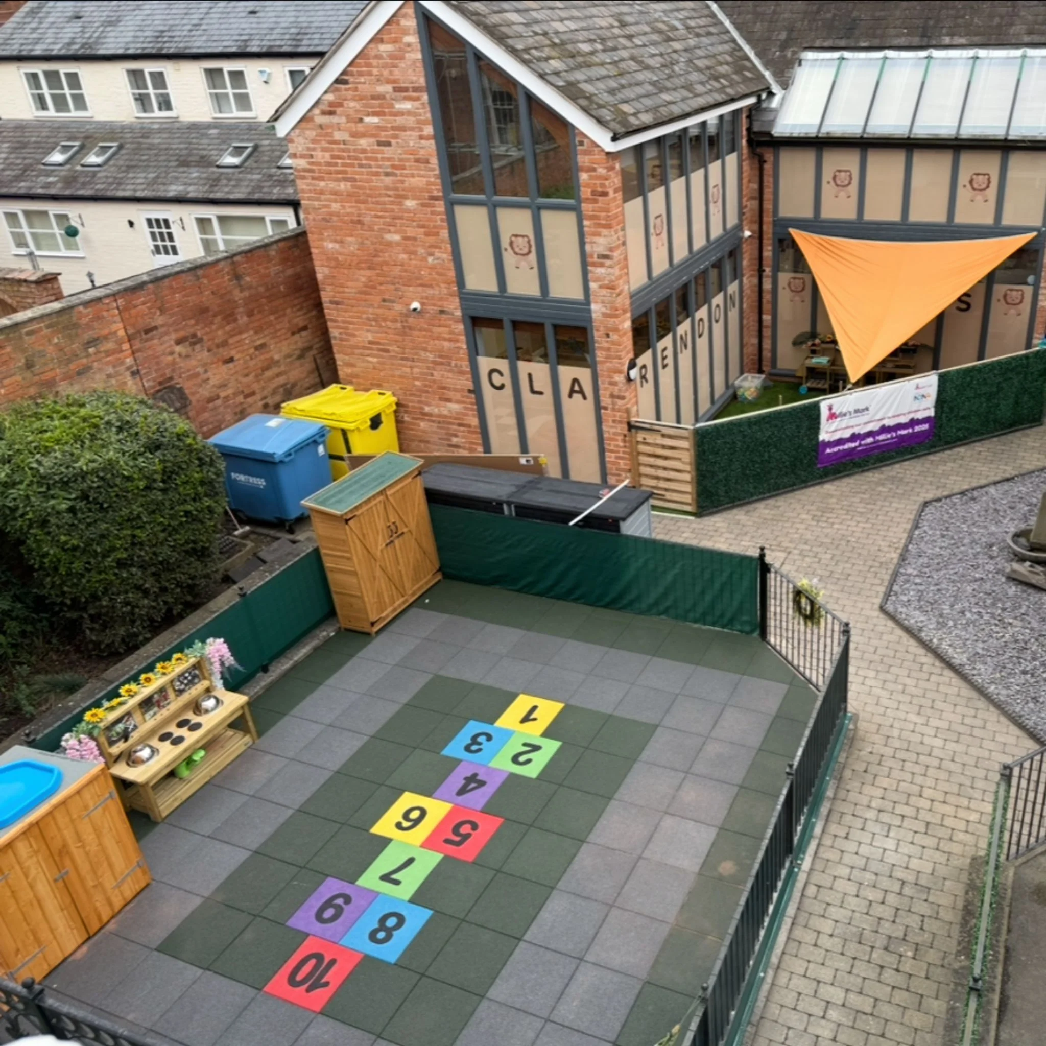 Cannons UK 50cm x 50cm x 30mm Rubber Playground Tiles Hopscotch edition - Image 2