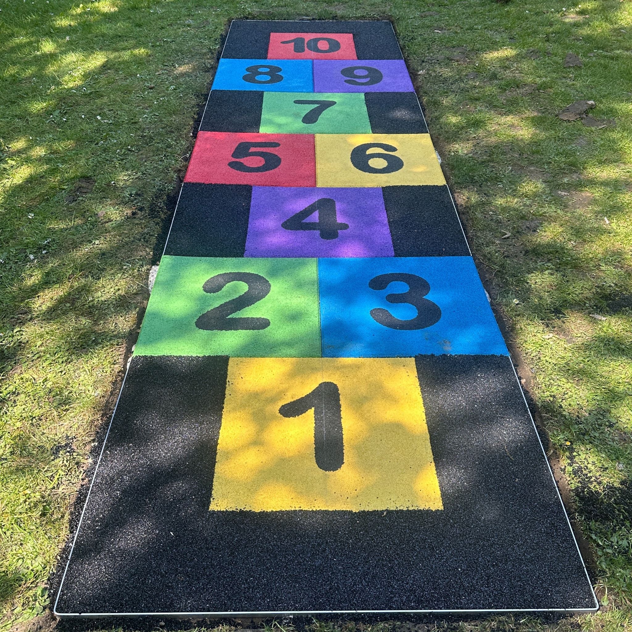 Cannons UK 50cm x 50cm x 30mm Rubber Playground Tiles Hopscotch edition - Image 5