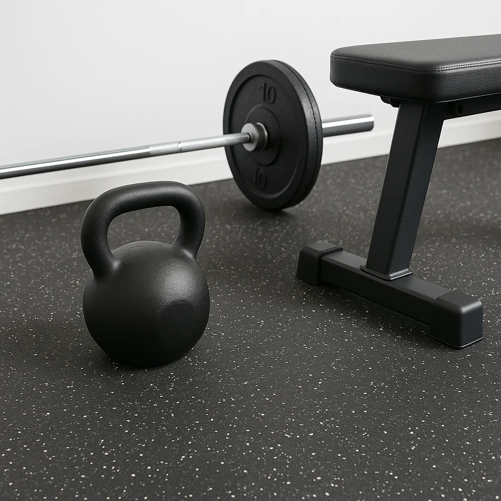 24m2 Cannons UK Smirna Series 4mm Rubber Gym Flooring Rolls – Durable Commercial & Home Gym Mats - Image 6