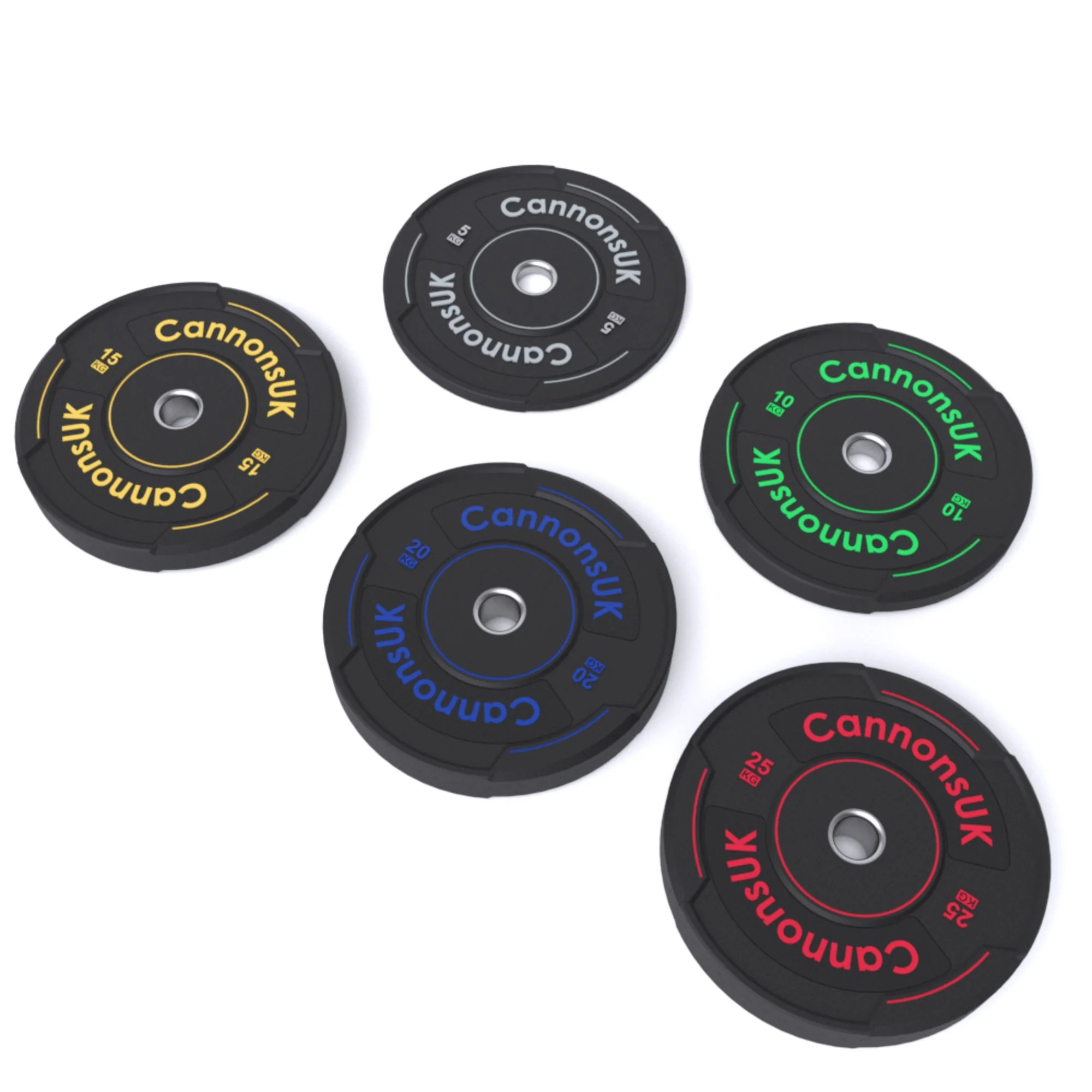 Cannons UK Sport Bumper Plates 5kg to 25kg - Image 8