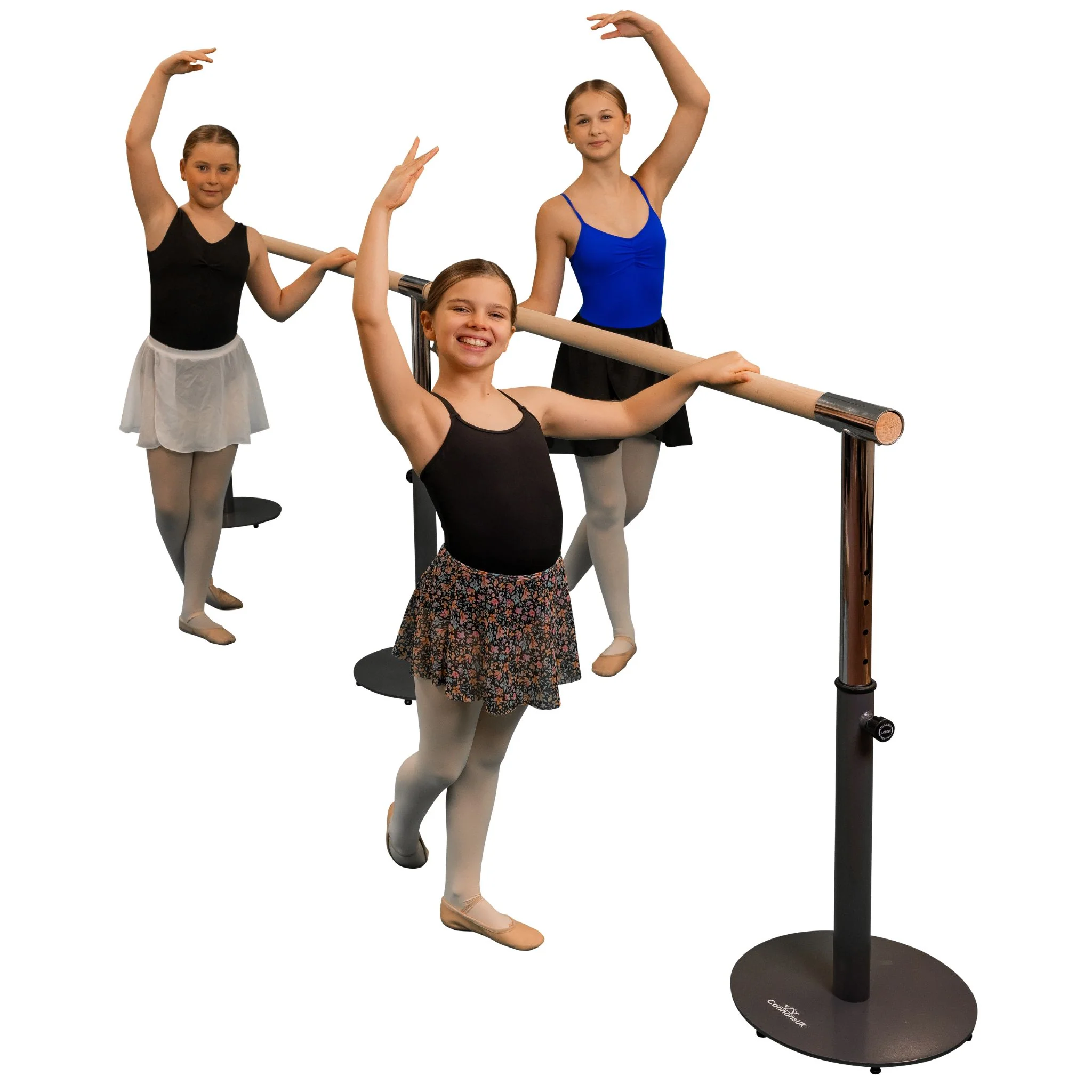 Commercial Freestanding and portable Ballet Barre Dancing Bar 175cm (with extension option) - Image 2