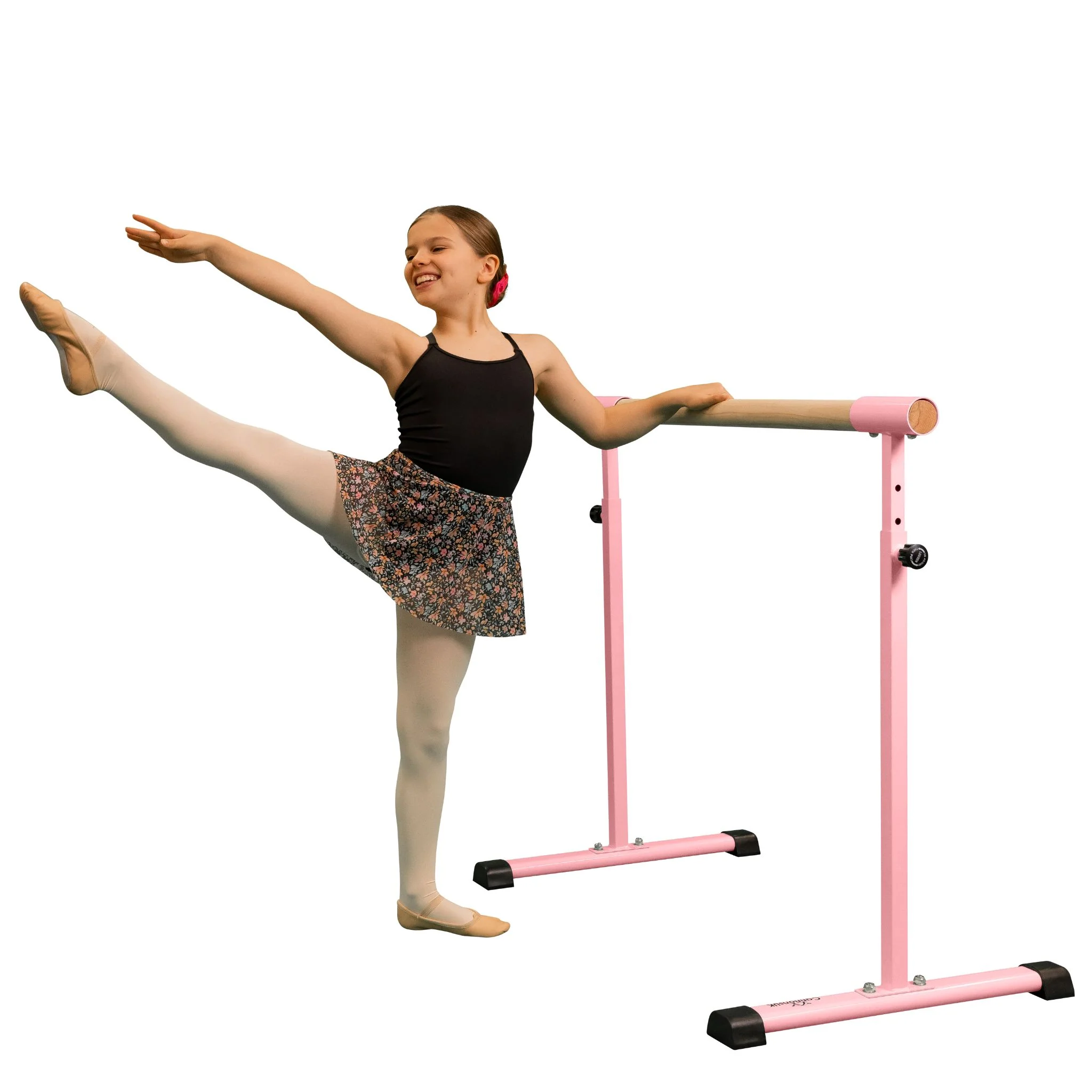 Freestanding and portable Ballet / stretch Barre 110cm (with extension option) - Image 34