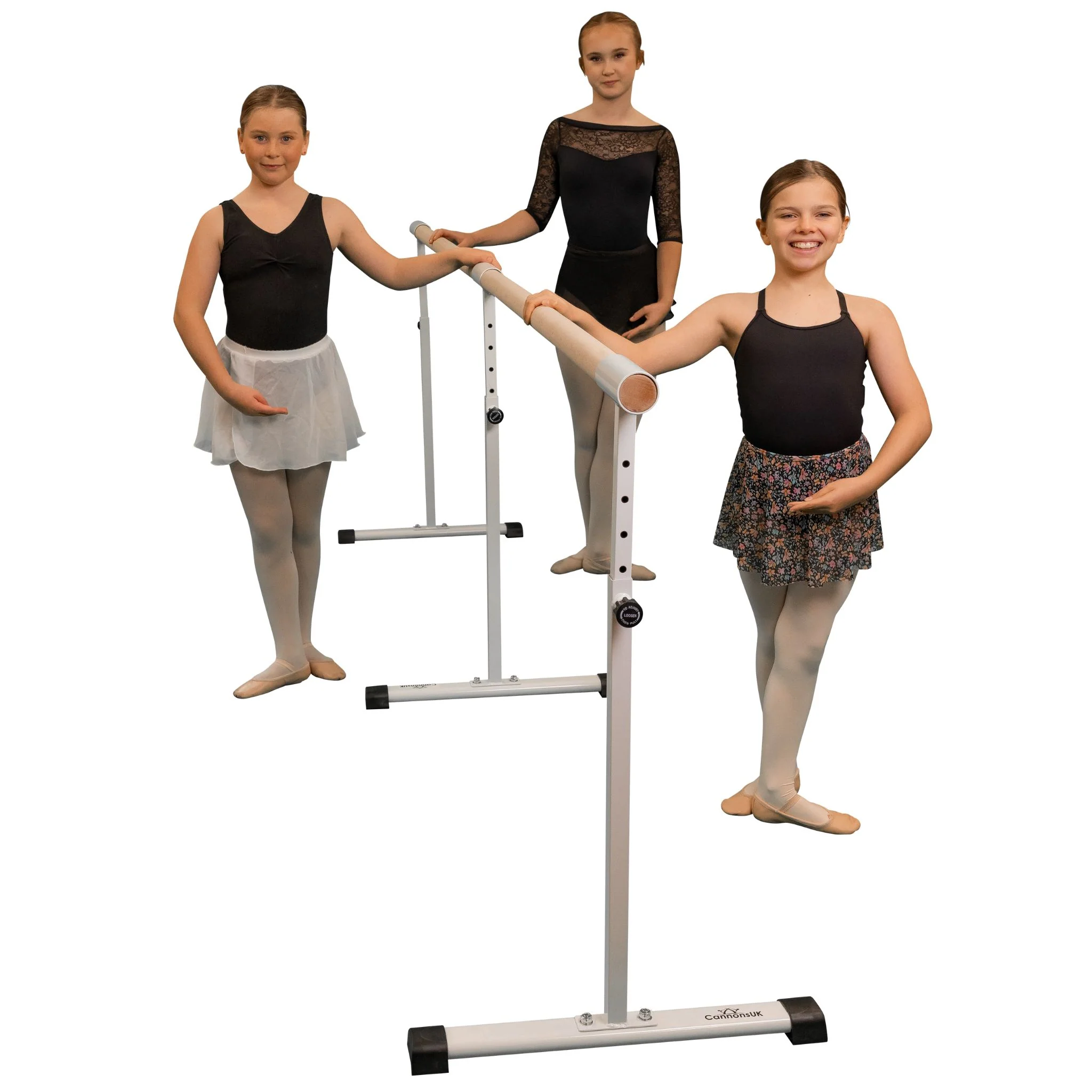 Freestanding and portable Ballet / stretch Barre 110cm (with extension option) - Image 9