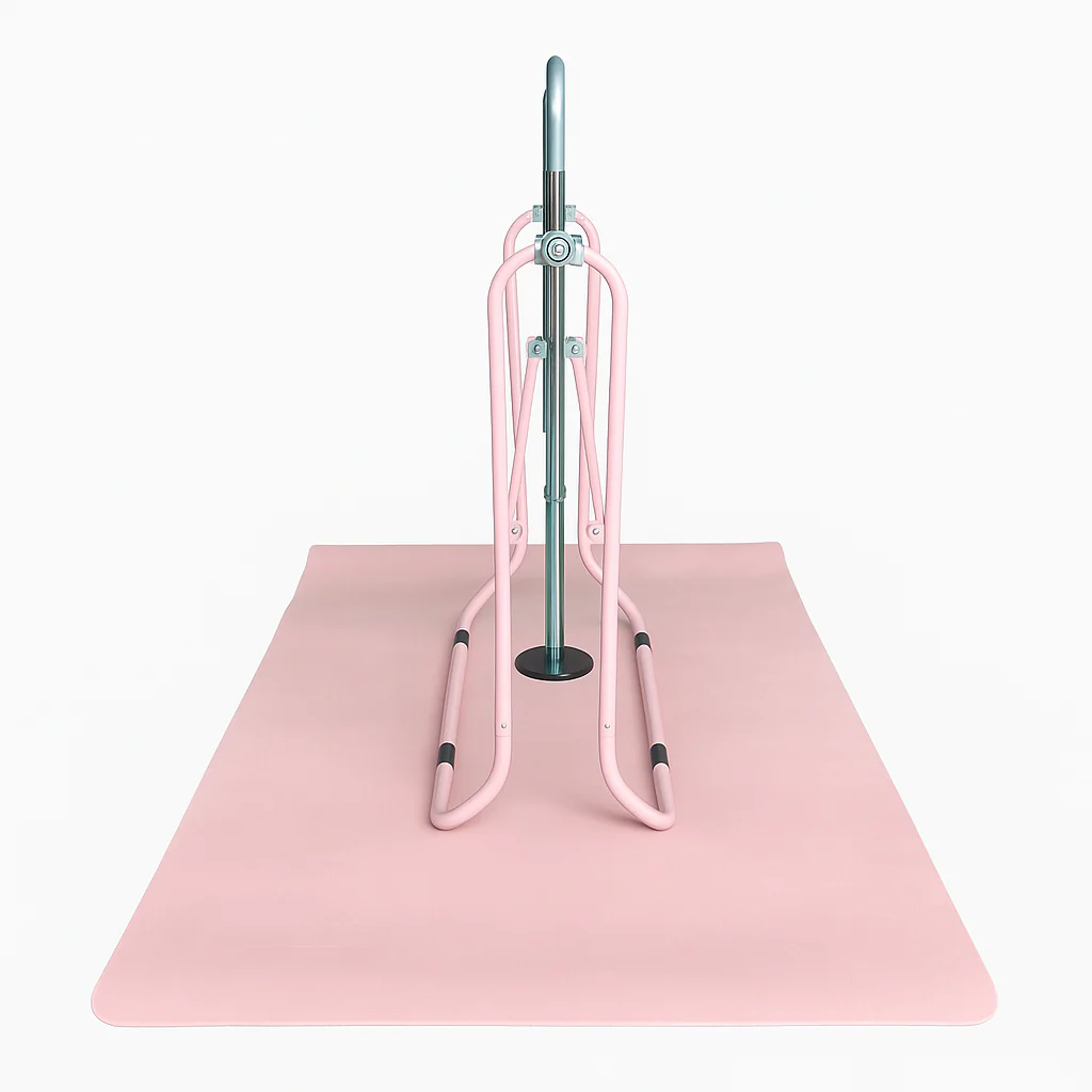 Horizontal Junior Gymnastics Bar with Mat (Adjustable Height) - Image 5