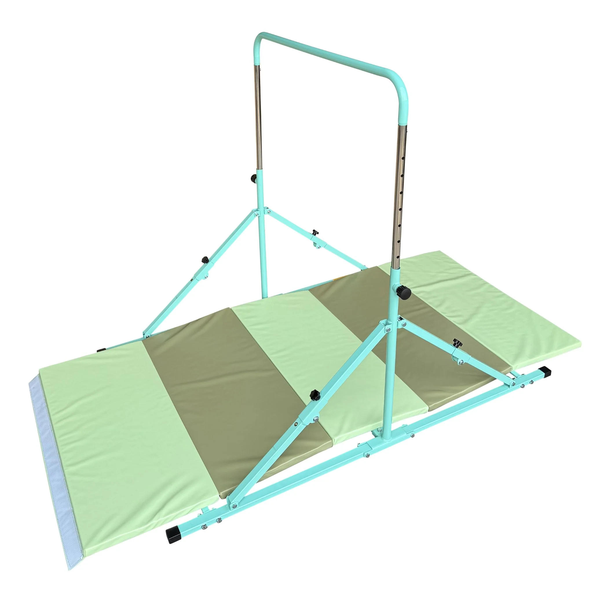 2nd Edition Mini Folding Junior Pro Adjustable. 84cm to 125cm Horizontal Bars with optional mat - Image 11