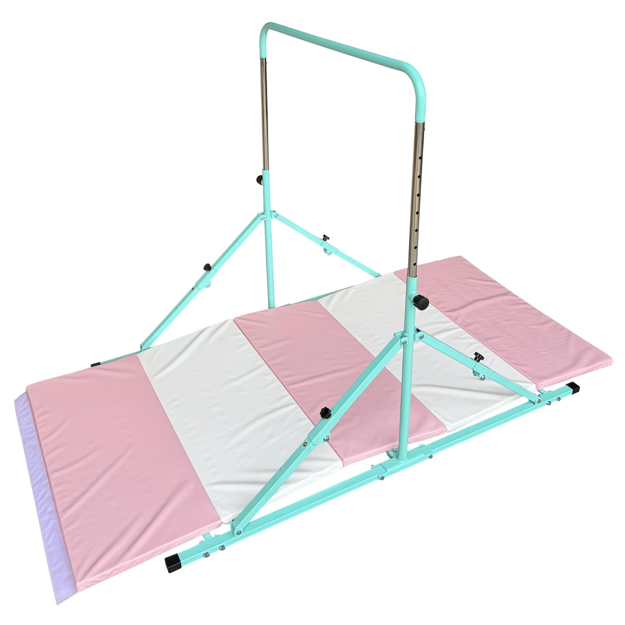 2nd Edition Mini Folding Junior Pro Adjustable. 84cm to 125cm Horizontal Bars with optional mat - Image 12